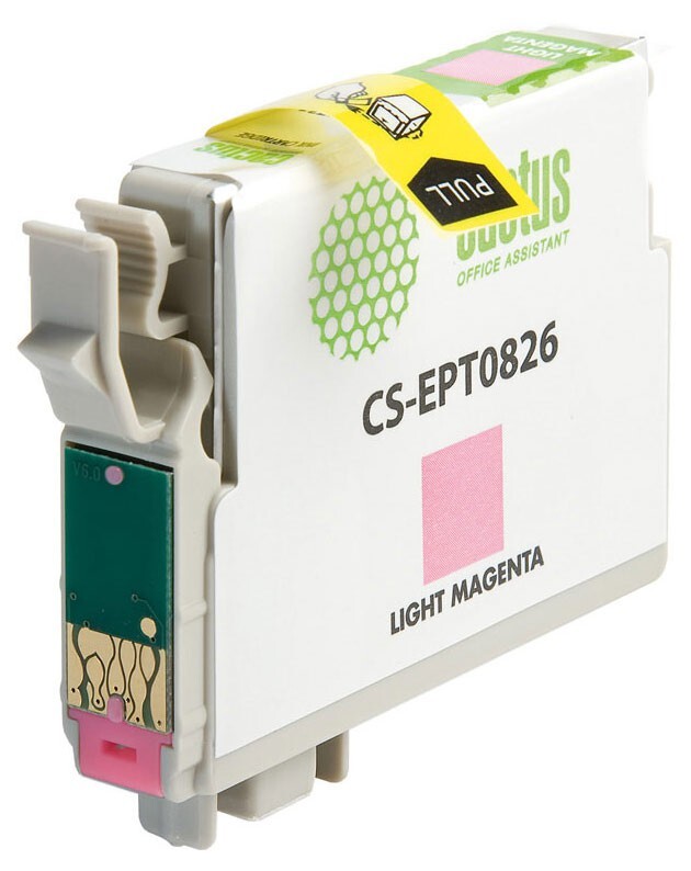 Картридж светло-пурпурный Cactus CS-EPT0826