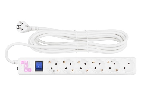 Сетевой фильтр Powercube SPG6 (3х1.5) 5m