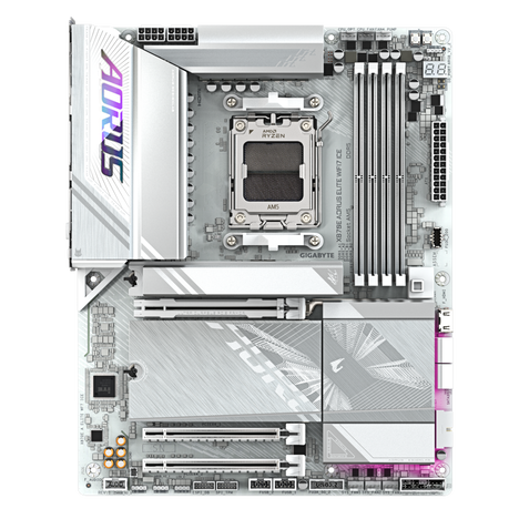 Материнская плата Gigabyte AM5 AMD X870E X870E AORUS ELITE WIFI7 ICE