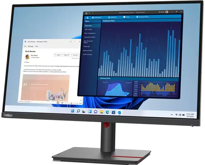 Монитор LENOVO T27P-30 27.0-inch черный