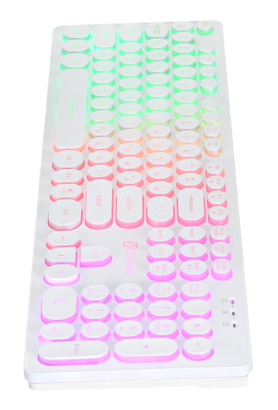 Клавиатура Oklick KeyBoard 420MRL 1091227, цвет белый