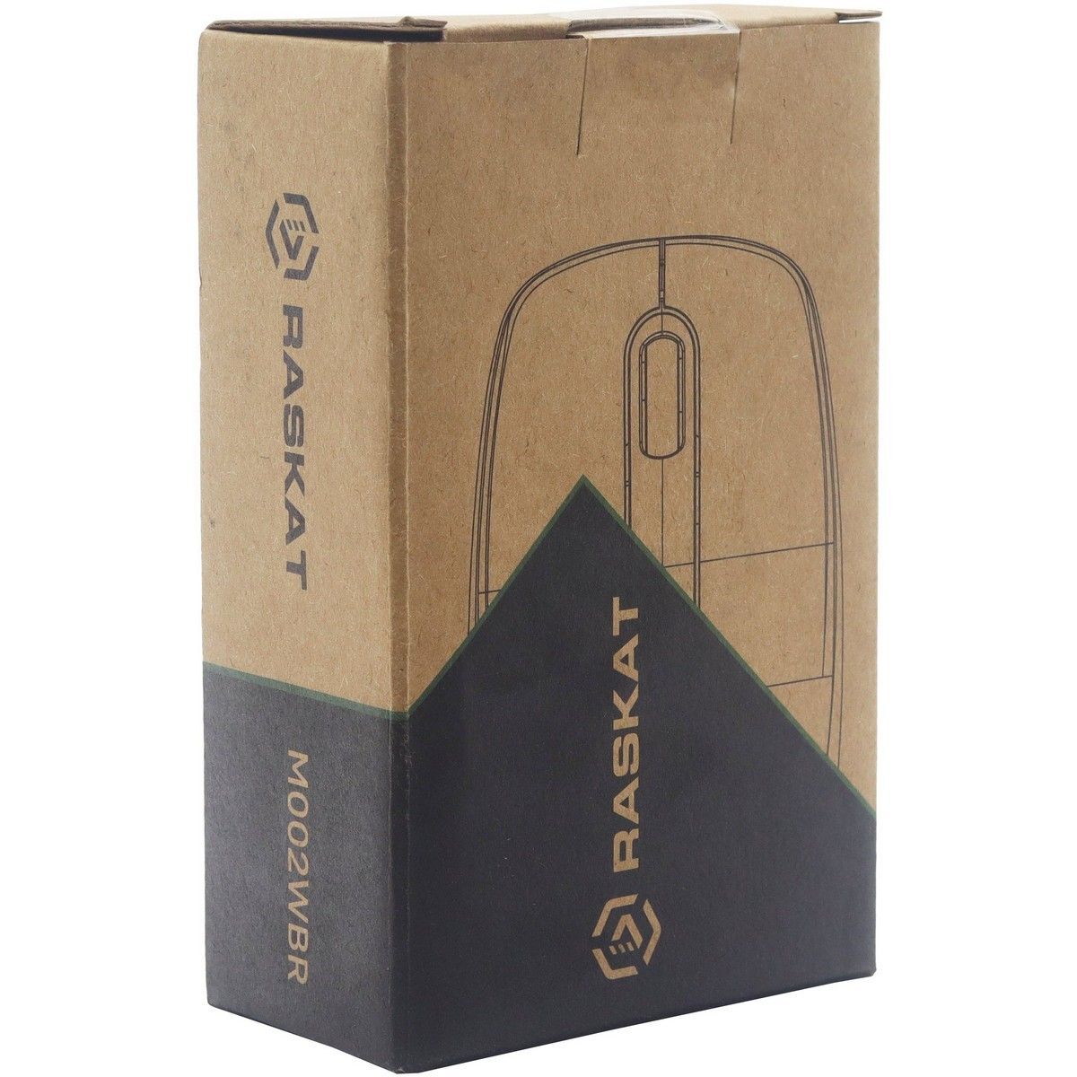 Мышь Raskat Мышь M002WBR, цвет черный