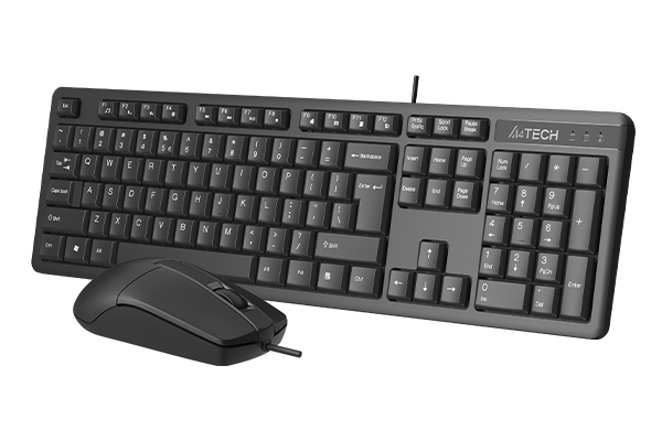 Клавиатура+мышь A4tech Клавиатура + мышь KR-3330, цвет черный