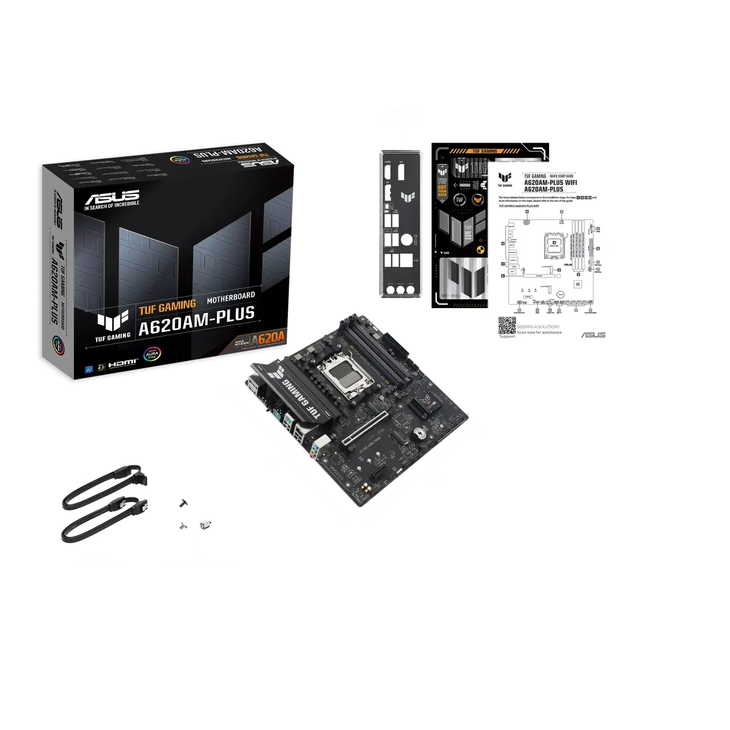 Материнская плата ASUS AMD A620A TUF GAMING A620AM-PLUS