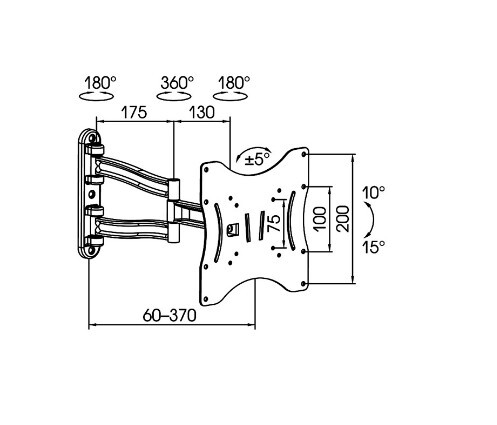 Кронштейн Kromax TECHNO-3