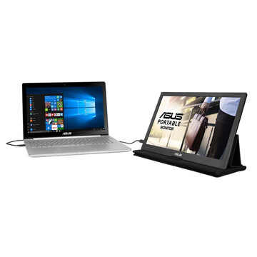 Монитор ASUS MB169C 15.6-inch серебристый