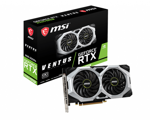 

Видеокарта MSI GeForce RTX 2060 Super 8 ΓБ Retail