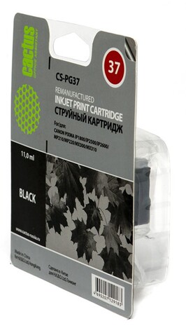 Картридж черный Cactus CS-PG37