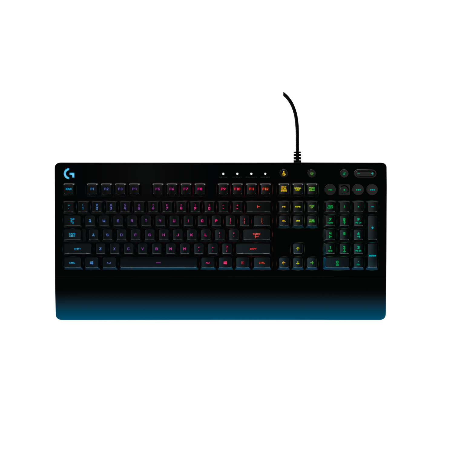 Клавиатура Logitech G213 920-008092, цвет черный