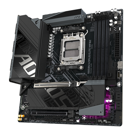 Материнская плата Gigabyte AM5 AMD B850 B850M AORUS ELITE WIFI6E ICE