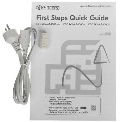 МФУ Kyocera Ecosys MA4000fx с картриджем