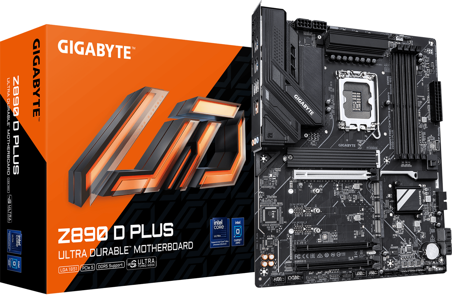 Материнская плата Gigabyte LGA1851 Intel Z890 Z890 D PLUS