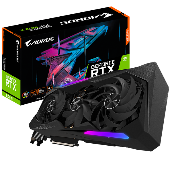 

Видеокарта Gigabyte GeForce RTX 3070 Ti 8 ΓБ Retail