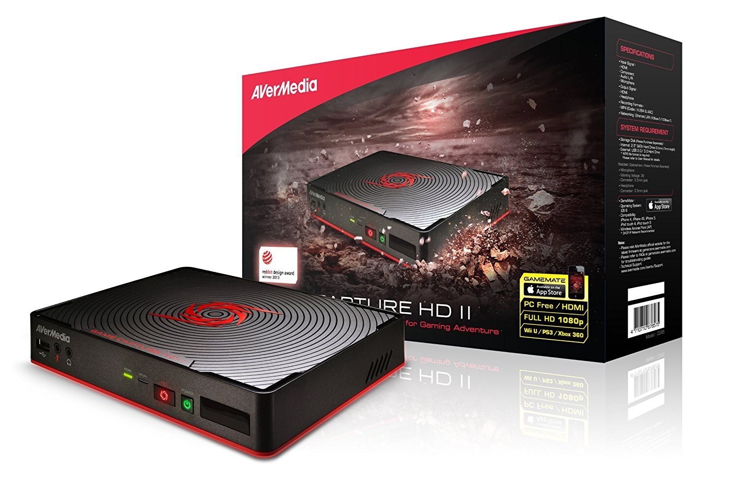 Карта видеозахвата Avermedia GAME CAPTURE HD II C285 внешний PDU