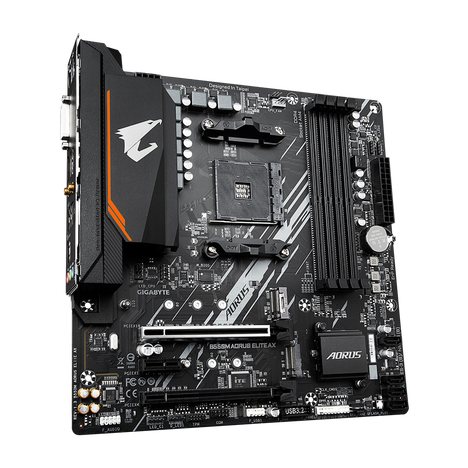 Материнская плата Gigabyte AM4 AMD B550 B550M AORUS ELITE AX