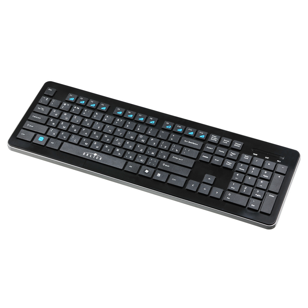 Клавиатура Oklick KeyBoard 870S 368218, цвет черный