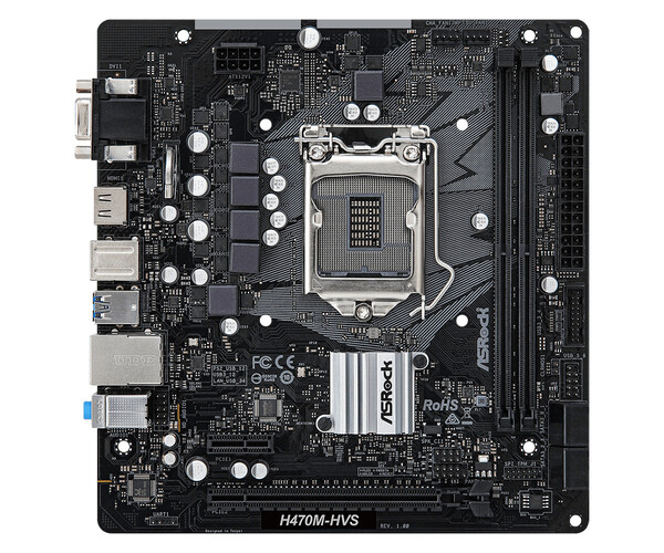 

Материнская плата ASRock LGA 1200 Intel H470 H470M-HVS