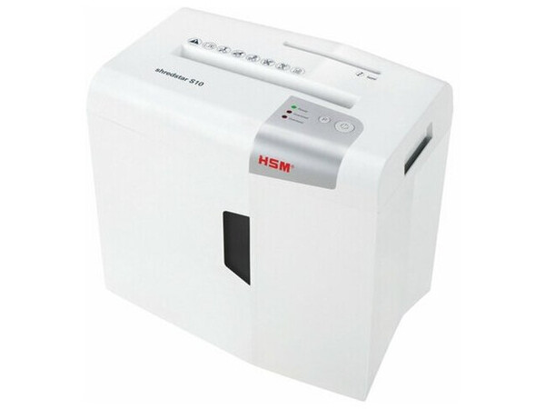 

Шредер HSM ShredStar S10-6 (секр.Р-2)/ленты/12лист./18лтр./скрепки/скобы/пл.карты/CD