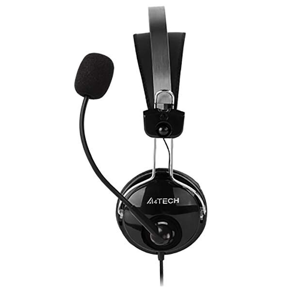 Гарнитура A4tech HU-7P, цвет серебристый/черный