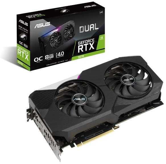 

Видеокарта ASUS GeForce RTX 3070 8 ΓБ Retail