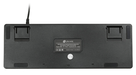 Клавиатура Oklick KeyBoard 969G SHOTGUN 1176616, цвет черный