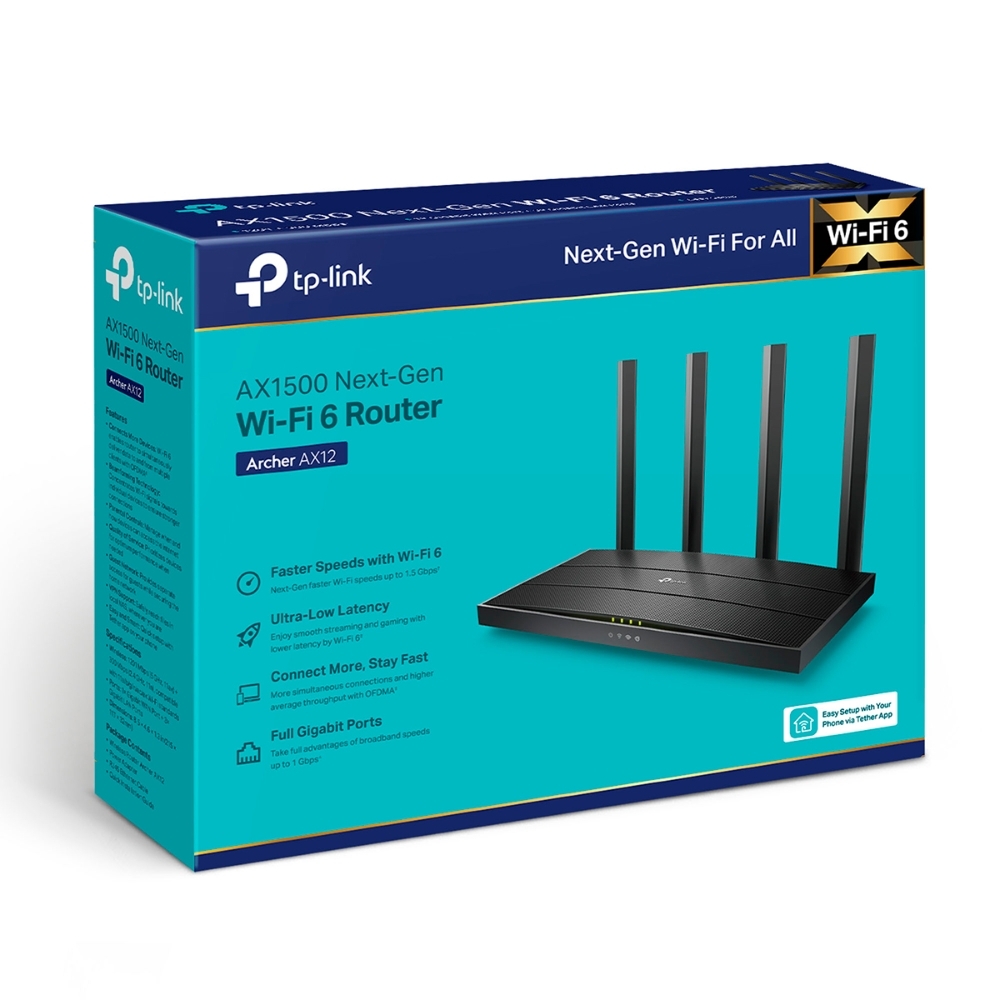Wi-Fi роутер TP-LINK Archer AX12