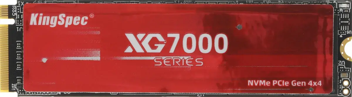 Внутренний твердотельный накопитель KINGSPEC XG7000 PCIe 4.0 x4, M.2 2280, NVMe 2 TB