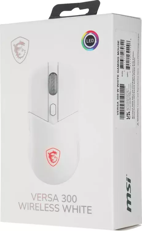 Мышь MSI VERSA 300 WIRELESS WHITE S12-4301440-CLA, цвет белый