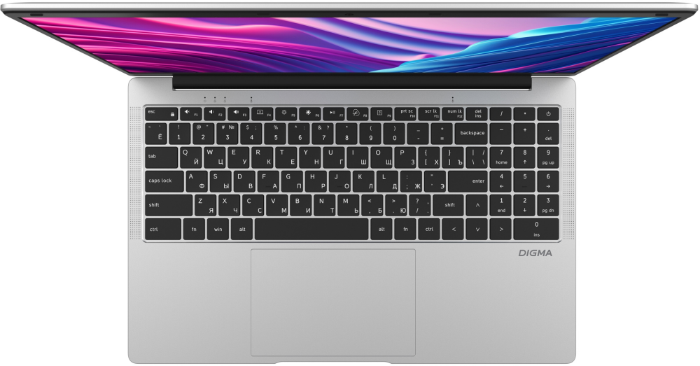 Ноутбук DIGMA EVE C5801 Intel Celeron N4020 (серебристый)