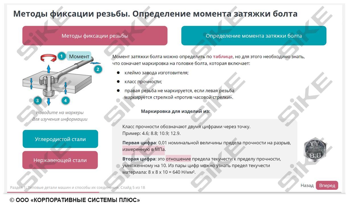 Sike. Электронный курс «Электромонтер. Основы технической механики и слесарных работ»