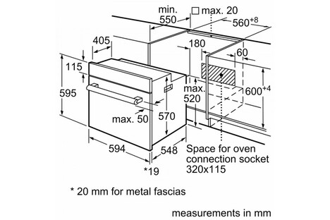 Электрический духовой шкаф Bosch HBF512BB1T