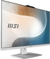 Моноблок MSI Modern AM242P 1M-1020XRU 23.8" Full HD Core 7 150U (1.8) 16Gb SSD512Gb Graphics без ОС GbitEth WiFi BT 120W клавиатура мышь Cam белый 1920x1080