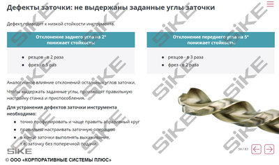 ООО «Корпоративные системы Плюс» Электронный курс «Станочник, Заточные станки» (лицензия), базовая версия
