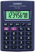 

Калькулятор карманный Casio HL-4A 8 разрядов серый питание от батареи расчет % большой дисплей