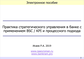 Практика стратегического управления в банке с применением BSC/KPI и процессного подхода. Электронное пособие