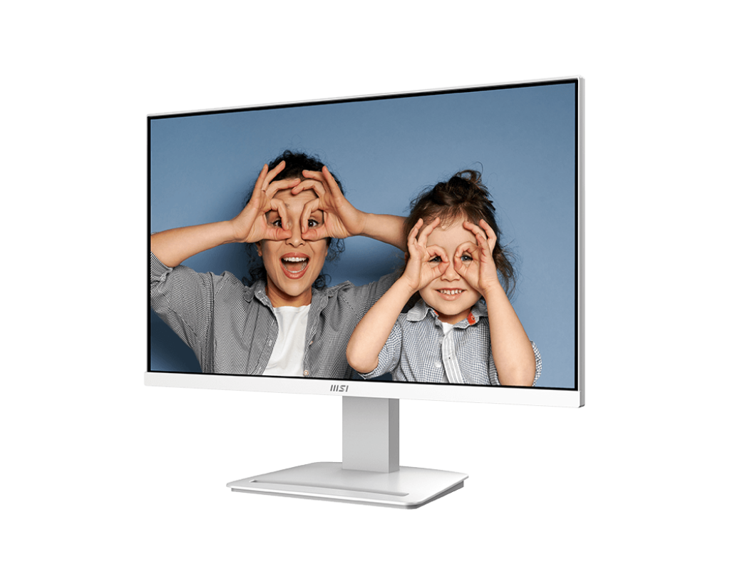 MSI PRO MP2412W 23.8" 16:9 FHD(1920x1080) VA Flat,1ms(MPRT),4000:1,100M:1,300nit,178/178,HDMI 1.4,Tilt,VESA,100Hz,White,1y war-ty