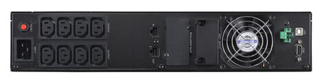 ИБП CyberPower OLS2000ERT2U, Rackmount, Online, 2000VA/1800W, 8 IEC-320 С13 розеток, USB&amp;Serial, RJ11/RJ45, SNMPslot, LCD дисплей, Black, 0.5х0.8х0.2м., 22кг./ UPS Online CyberPower OLS2000ERT2U 2000VA/1800W USB/RS-232/EPO/SNMPslot/RJ11/45/ВБМ (8 IEC С13)