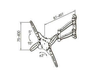 Кронштейн Kromax TECHNO-5