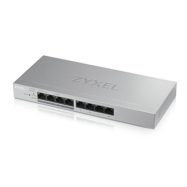 

Zyxel GS1200-8HP v2, 8xGE (4xPoE+), настольный, бесшумный (без вентилятора), с поддержкой VLAN, IGMP, QoS и Link