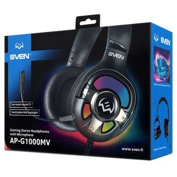 Гарнитура SVEN AP-U1100MV, цвет черный