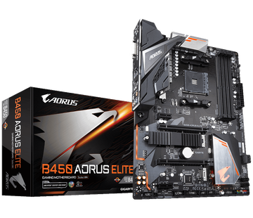 Материнская плата Gigabyte AM4 AMD B450 B450 AORUS ELITE