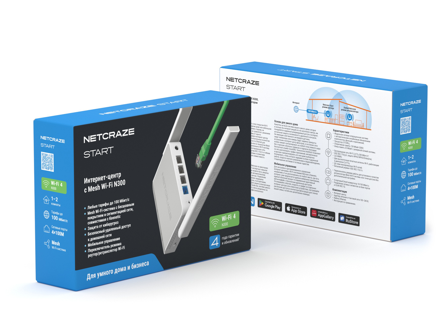 Wi-Fi роутер Netcraze NC-1112