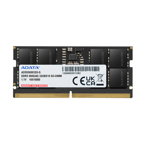 Оперативная память ADATA Laptop DDR5 5600МГц 32GB, AD5S560032G-S, RTL