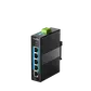 Промышленный коммутатор/ 5-Port Aluminum Industrial PoE+ Switch, 1000Mbps 5-Port RJ45, 802.3at/af, Din-rail design, Power supply:DC 9.6~57V work temperature:-40 °C-75°C, Power Adapter Not Included