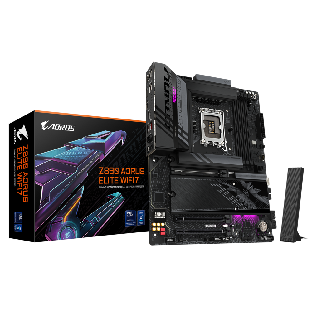 Материнская плата Gigabyte LGA1851 Intel Z890 Z890 AORUS ELITE WIFI7