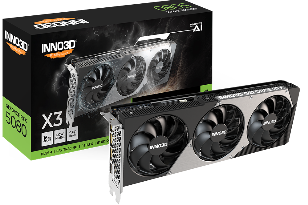 Видеокарта Inno3D GeForce RTX 5080 16 ΓБ Retail