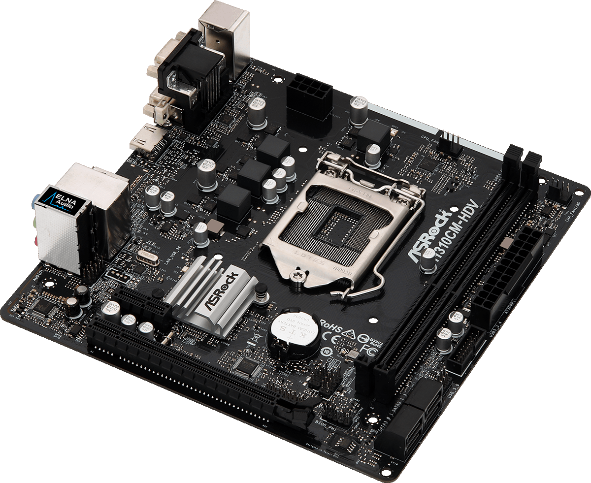 Материнская плата ASRock LGA1151 Intel H310 H310CM-HDV