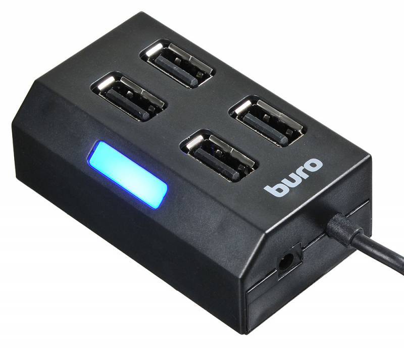 USB-концентратор Buro BU-HUB4-U2.0