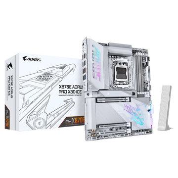 Материнская плата Gigabyte AM5 AMD X870E X870E AORUS PRO X3D ICE