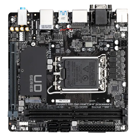 Материнская плата Gigabyte LGA 1700 Intel H610 H610I